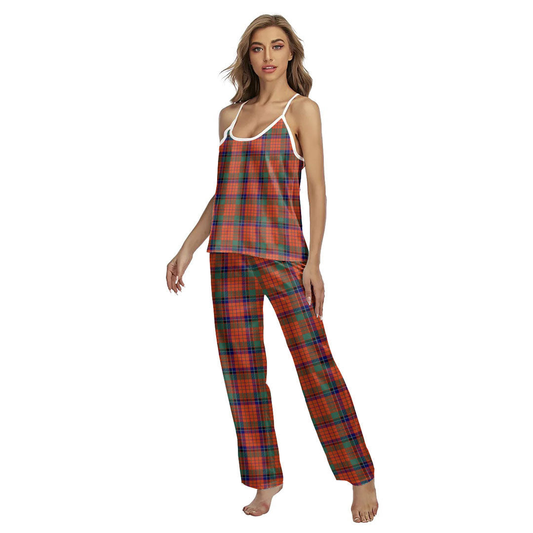 Nicolson Ancient Tartan Plaid Cami Pajamas Sets