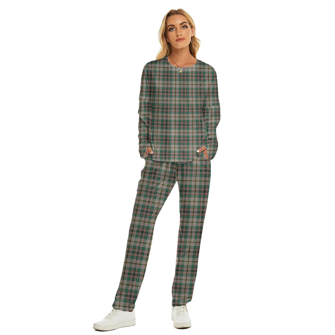 Craig Ancient Tartan Plaid Women's Pajama Suit