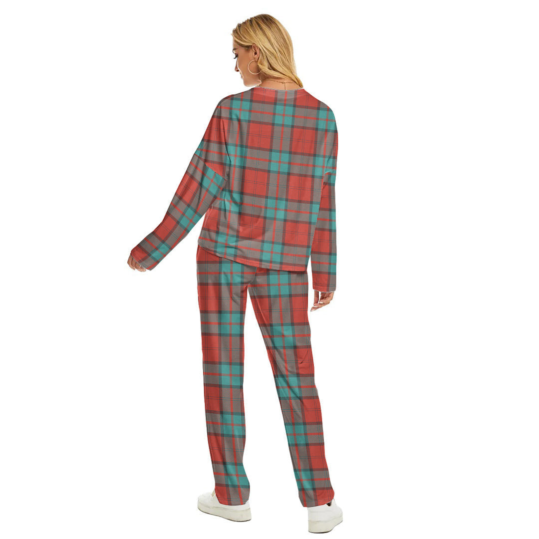 Dunbar Ancient Tartan Plaid Women's Pajama Suit