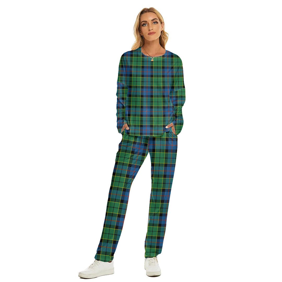 Forsyth Ancient Tartan Plaid Women's Pajama Suit