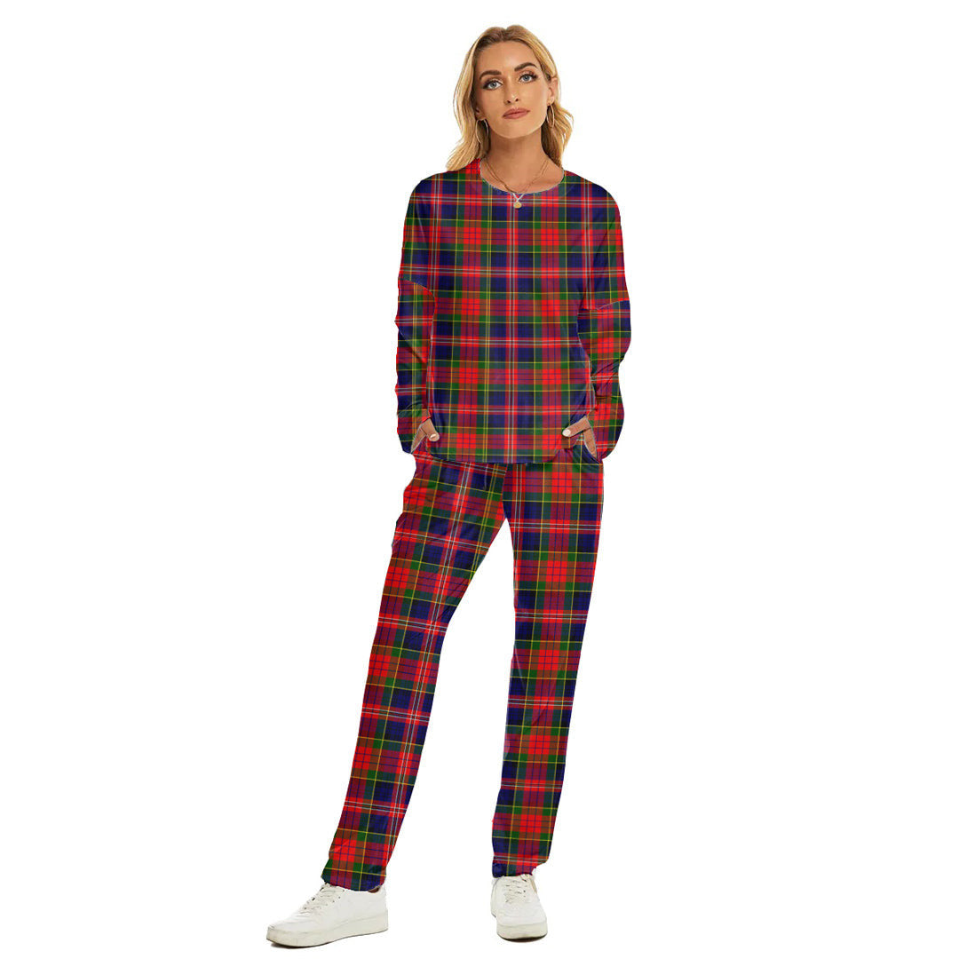 MacPherson Modern Tartan Plaid Women's Pajama Suit