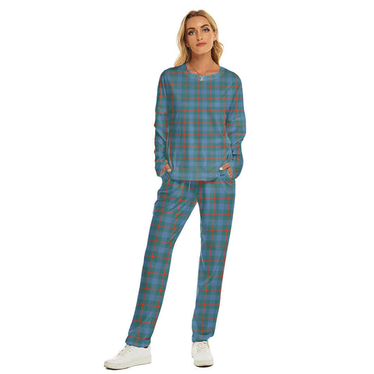 Agnew Ancient Tartan Plaid Women's Pajama Suit