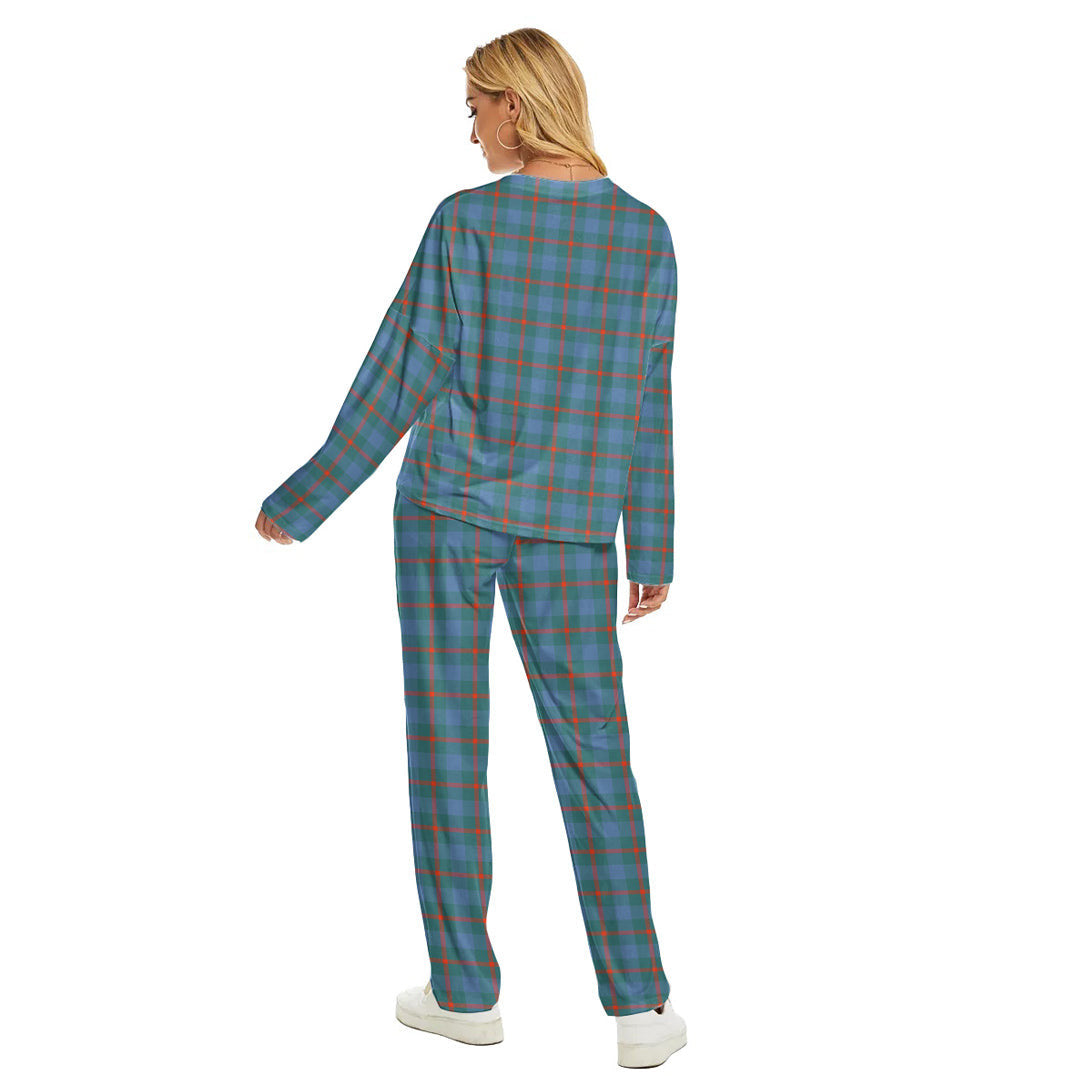 Agnew Ancient Tartan Plaid Women's Pajama Suit