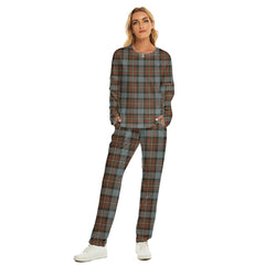 Fergusson Weathered Tartan Plaid Women's Pajama Suit