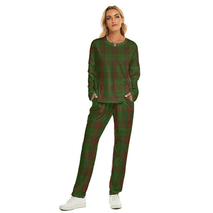 Maxwell Hunting Tartan Plaid Women's Pajama Suit