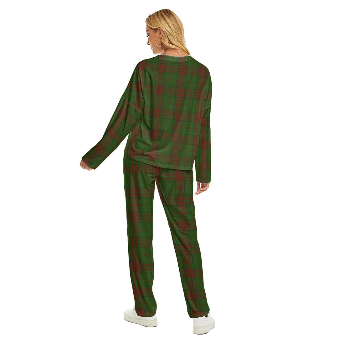 Maxwell Hunting Tartan Plaid Women's Pajama Suit