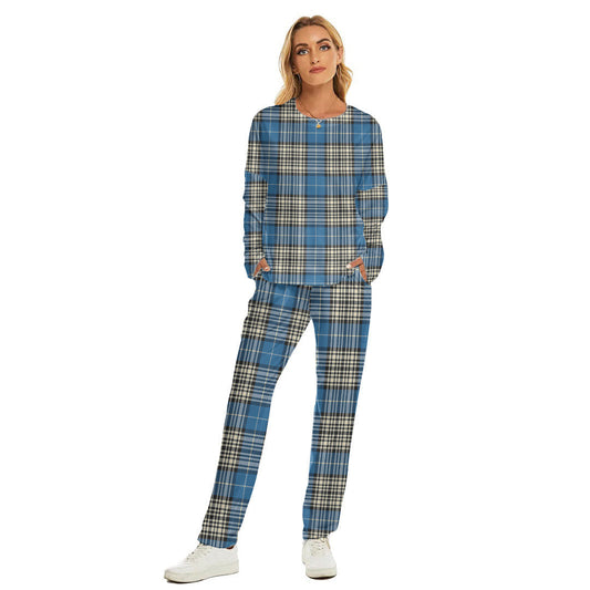 Napier Ancient Tartan Plaid Women's Pajama Suit