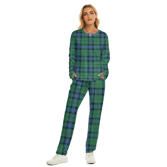 Armstrong Ancient Tartan Plaid Women's Pajama Suit