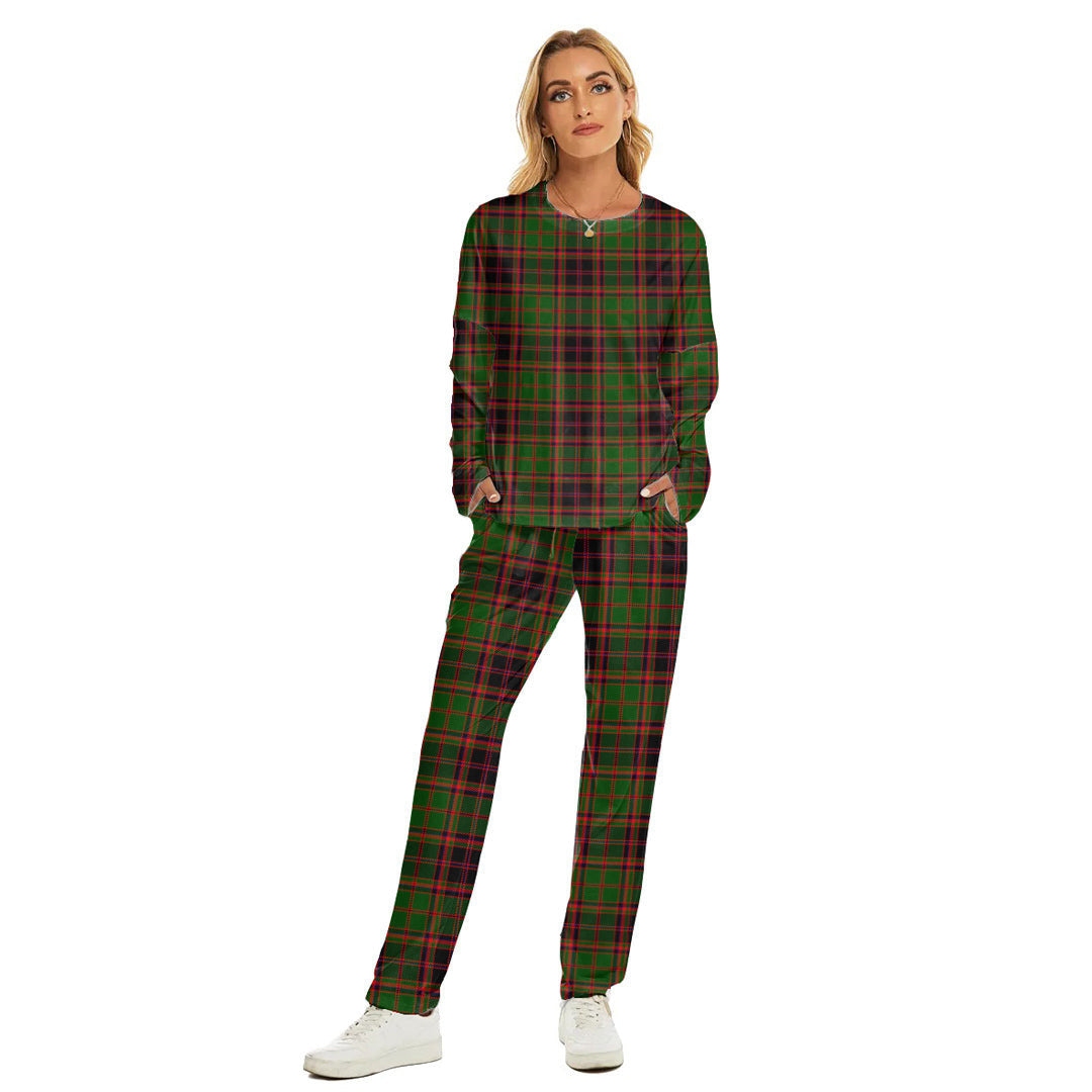 Buchan Modern Tartan Plaid Women's Pajama Suit