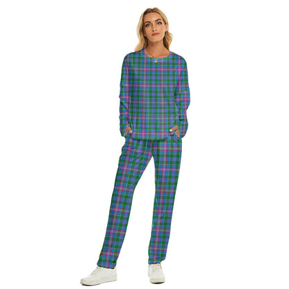 Pitcairn Hunting Tartan Plaid Women's Pajama Suit