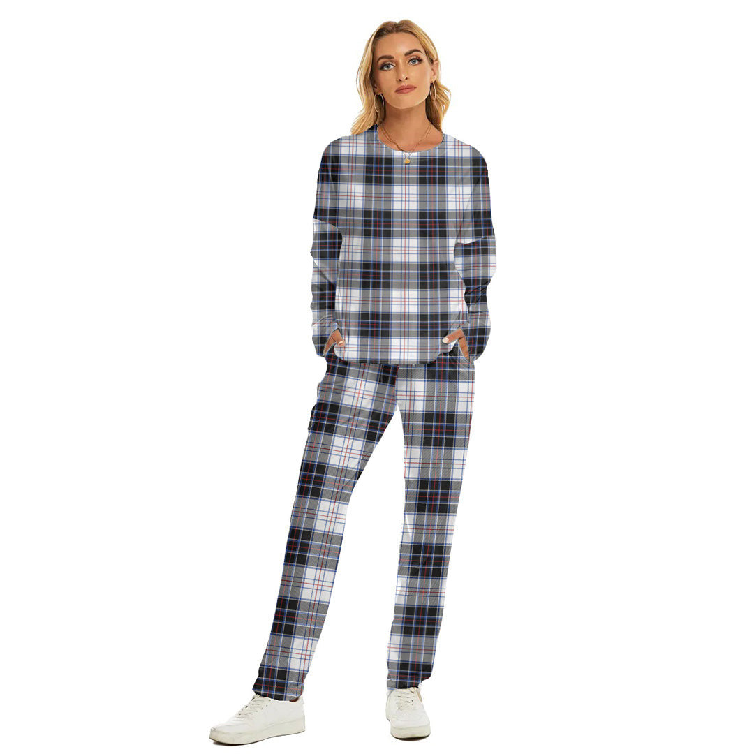 MacRae Dress Modern Tartan Plaid Women's Pajama Suit