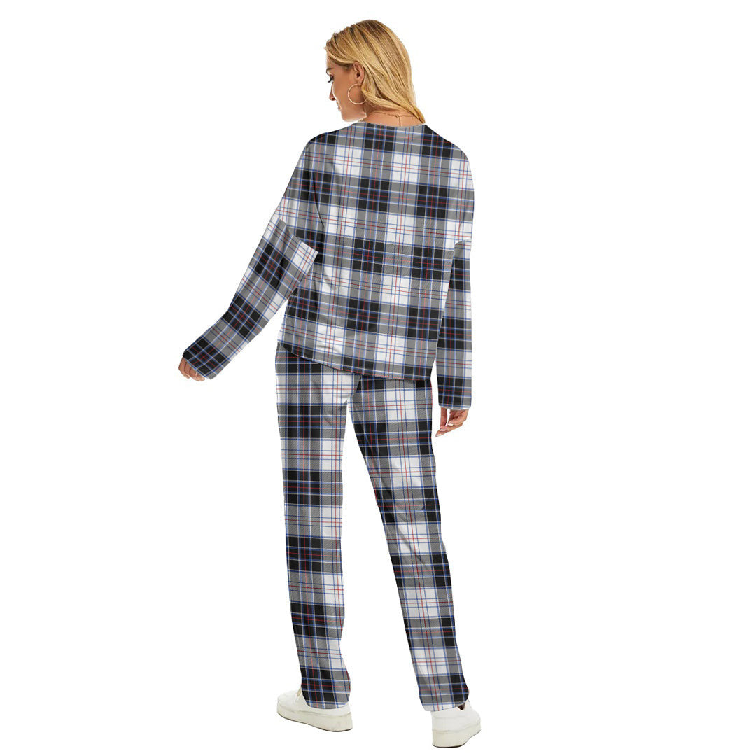 MacRae Dress Modern Tartan Plaid Women's Pajama Suit