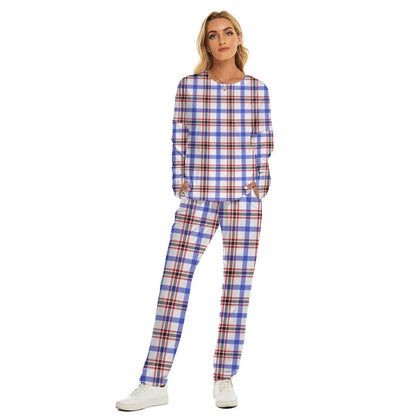 Boswell Modern Tartan Plaid Women's Pajama Suit