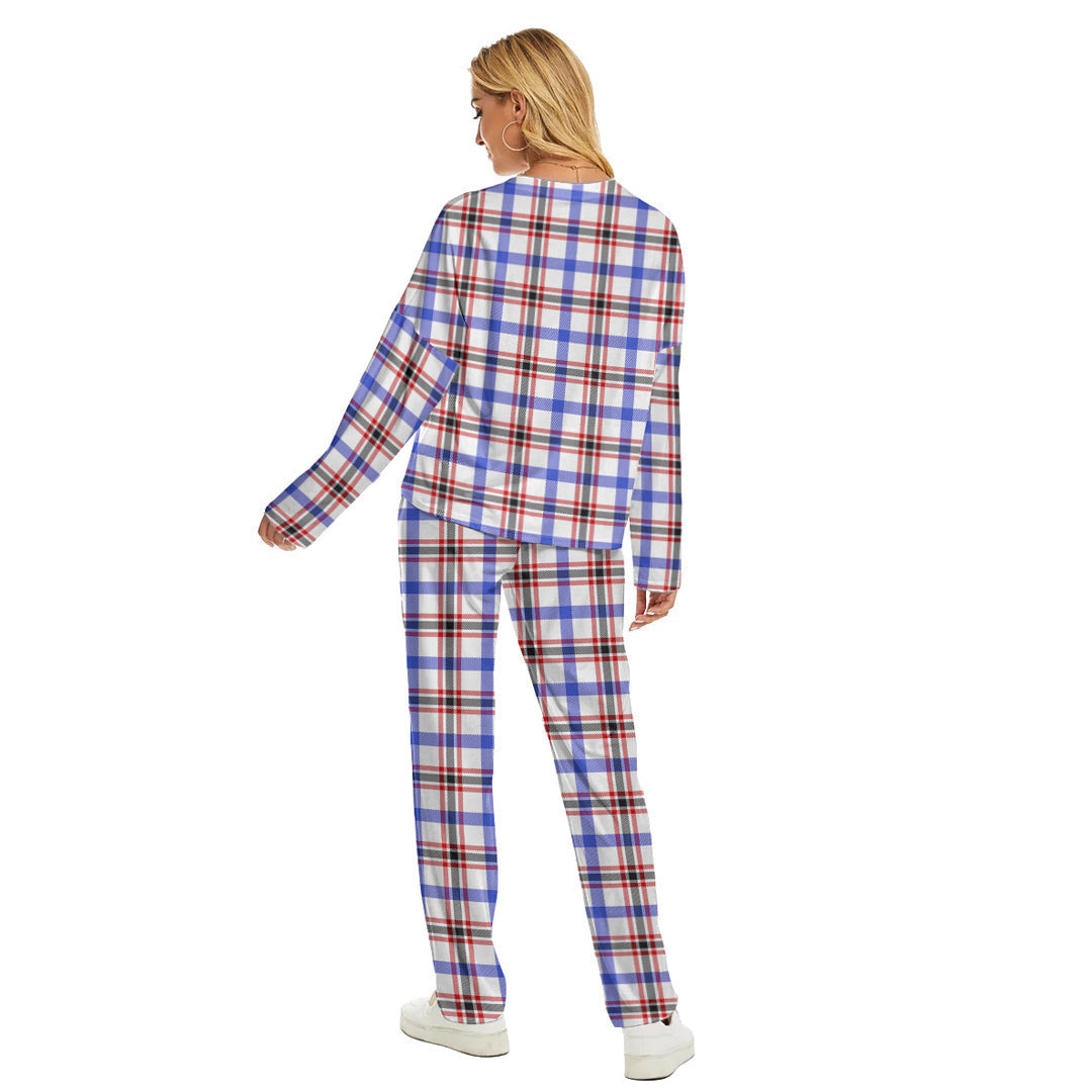 Boswell Modern Tartan Plaid Women's Pajama Suit