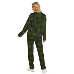 MacLean Hunting Tartan Plaid Women's Pajama Suit