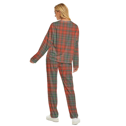 MacDougall Ancient Tartan Plaid Women's Pajama Suit