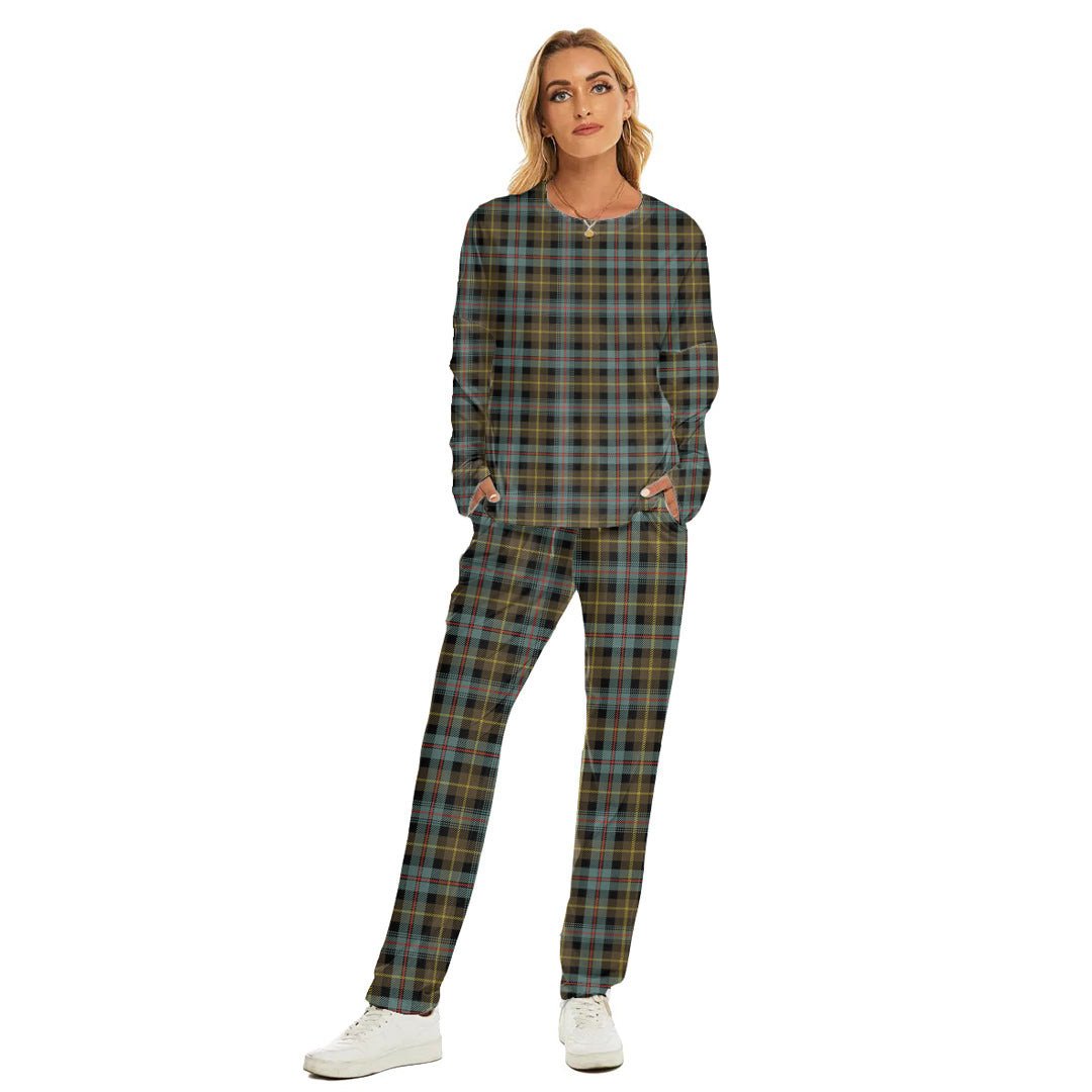 Farquharson Weathered Tartan Plaid Women's Pajama Suit