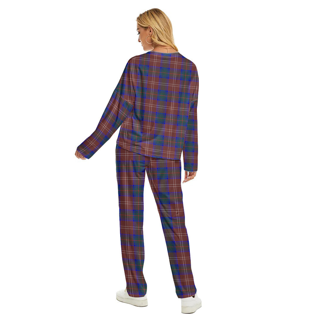 Chisholm Hunting Modern Tartan Plaid Women's Pajama Suit