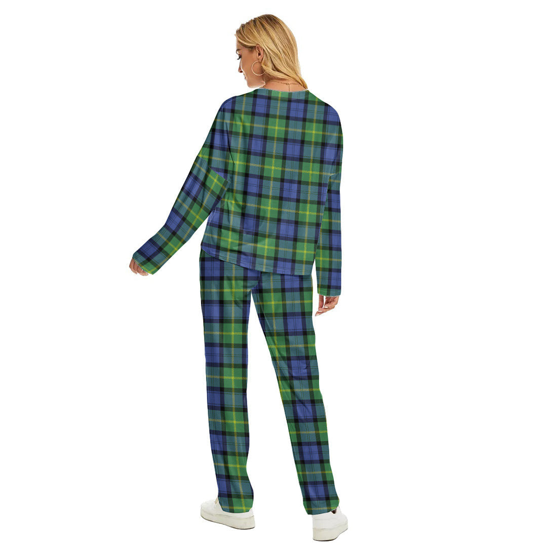 Gordon Old Ancient Tartan Plaid Women's Pajama Suit