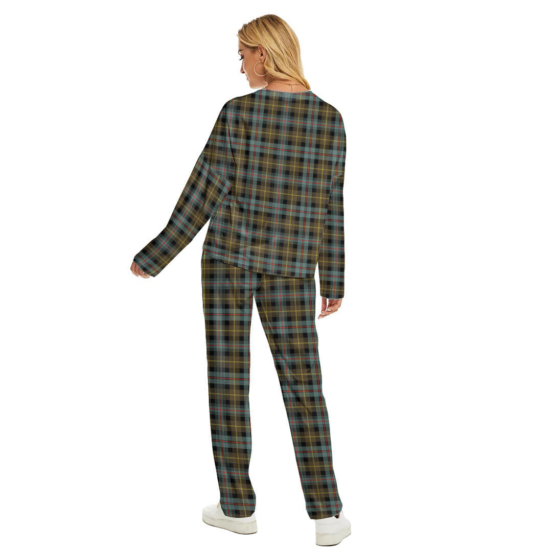 Farquharson Weathered Tartan Plaid Women's Pajama Suit