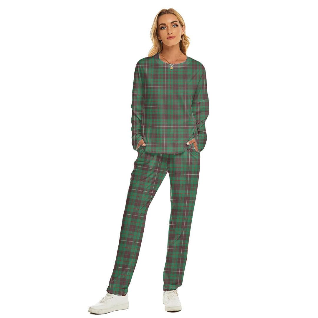 MacKinnon Hunting Ancient Tartan Plaid Women's Pajama Suit