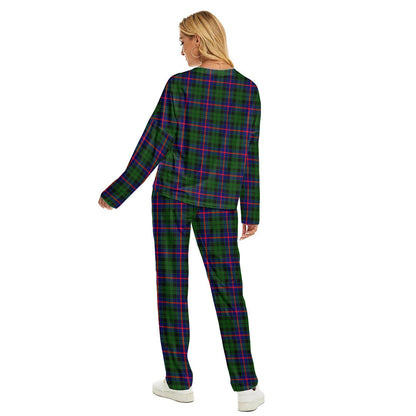 Morrison Modern Tartan Plaid Women's Pajama Suit