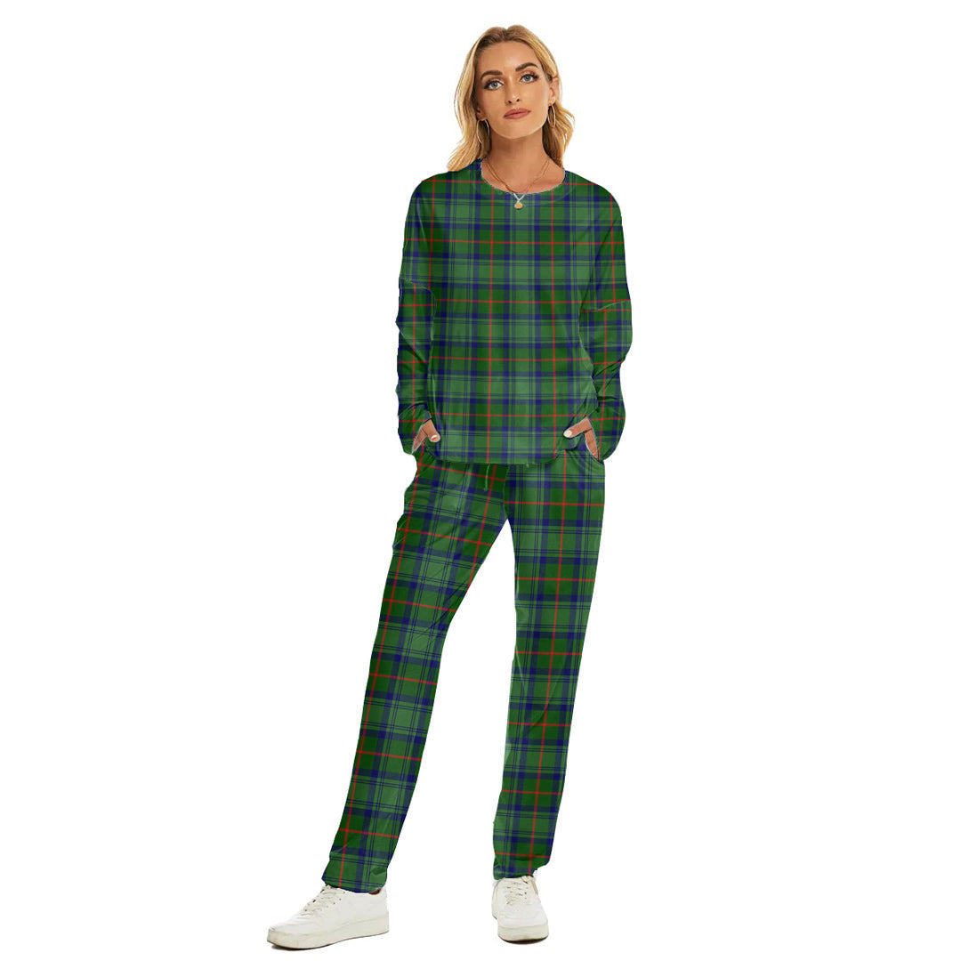 Cranstoun Tartan Plaid Women's Pajama Suit