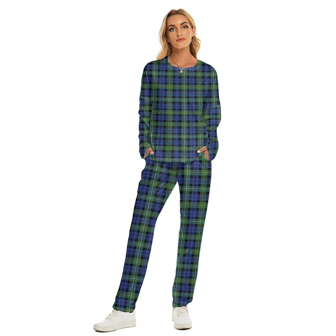 Campbell Argyll Ancient Tartan Plaid Women's Pajama Suit