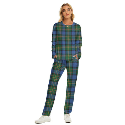 MacLaren Ancient Tartan Plaid Women's Pajama Suit