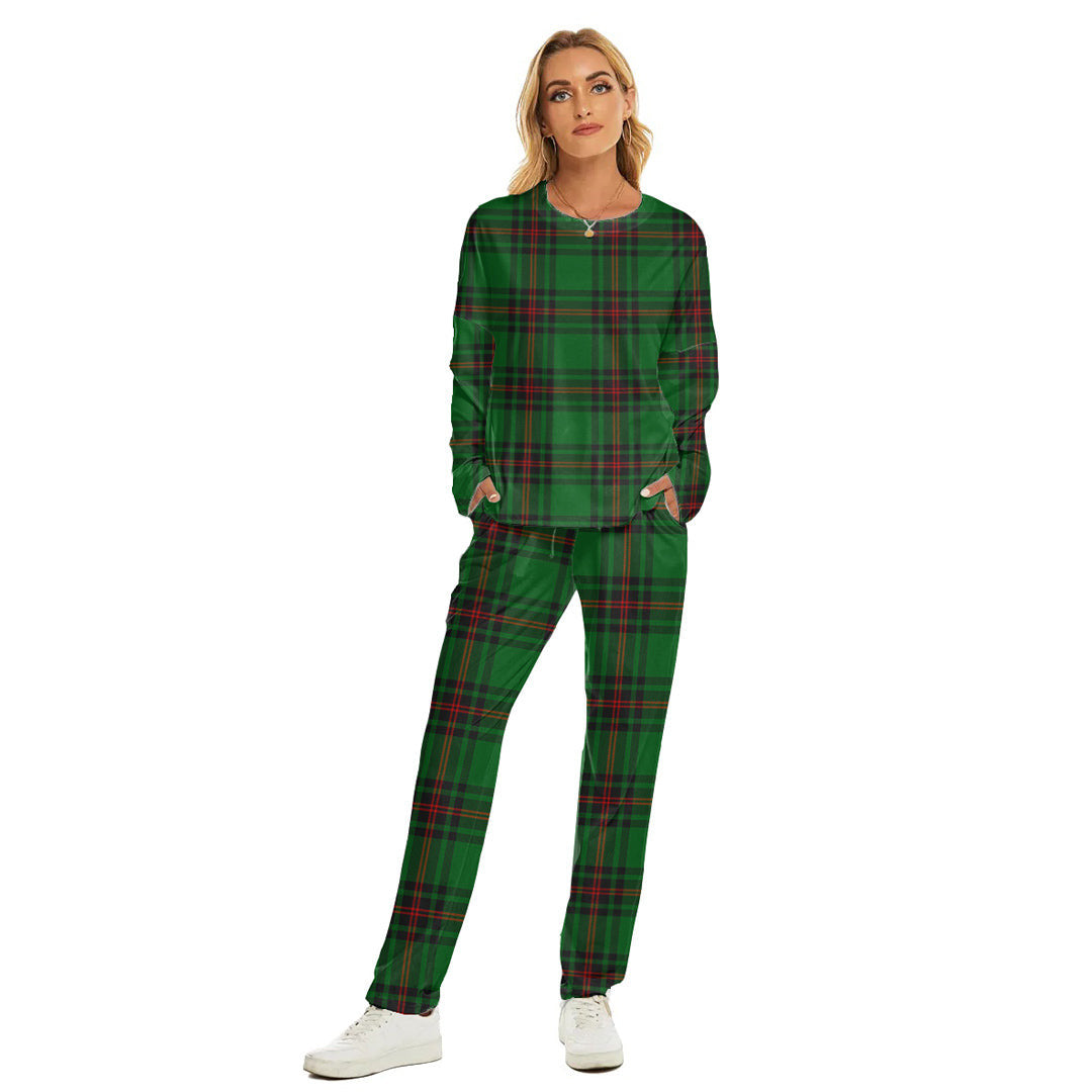 Fife District Tartan Plaid Women's Pajama Suit