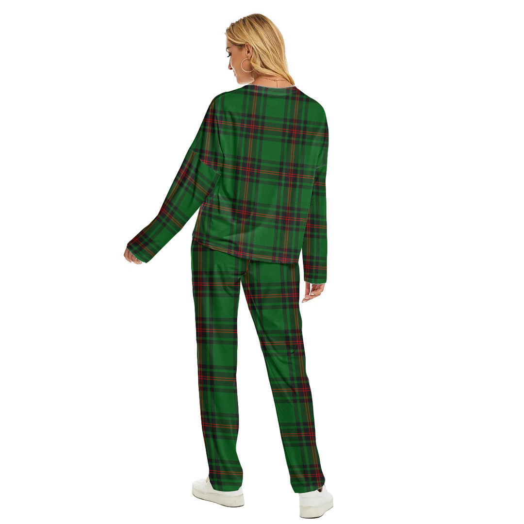 Fife District Tartan Plaid Women's Pajama Suit