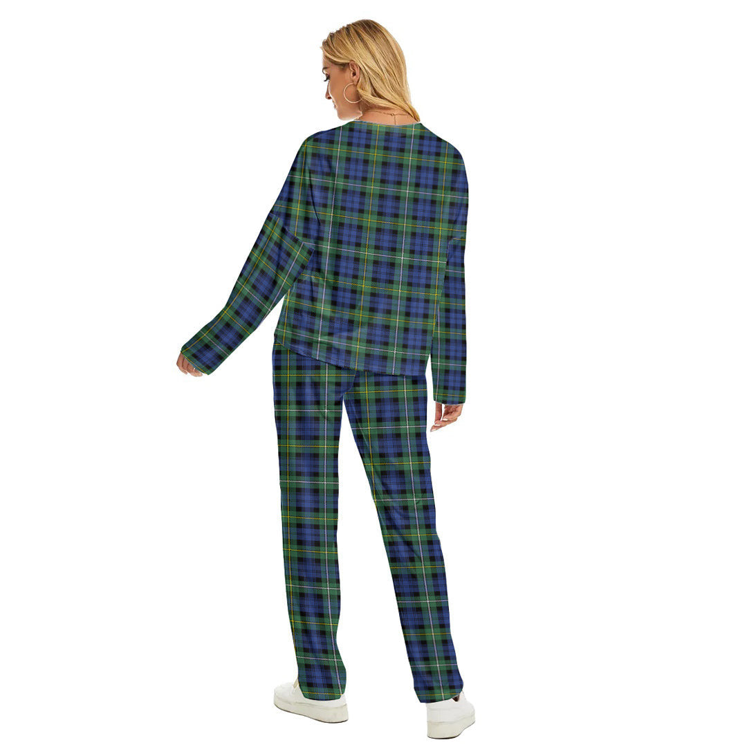 Campbell Argyll Ancient Tartan Plaid Women's Pajama Suit