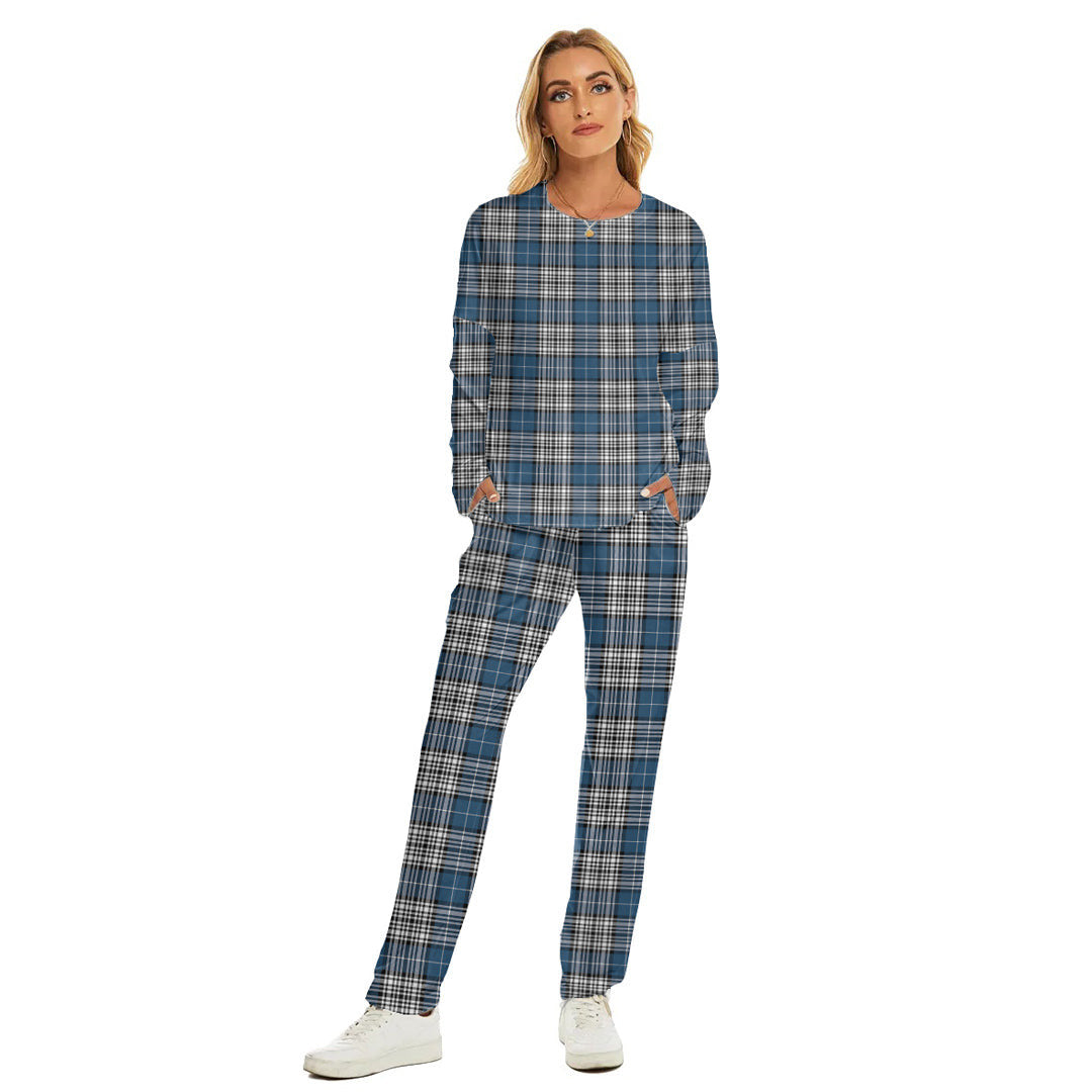 Napier Modern Tartan Plaid Women's Pajama Suit