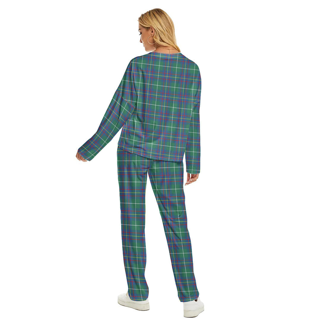 Inglis Ancient Tartan Plaid Women's Pajama Suit