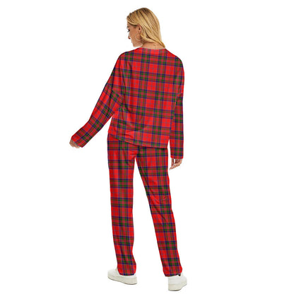 MacGillivray Modern Tartan Plaid Women's Pajama Suit