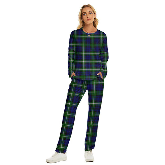 Lamont Modern Tartan Plaid Women's Pajama Suit