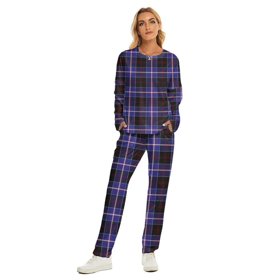 Dunlop Modern Tartan Plaid Women's Pajama Suit