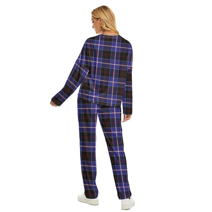 Dunlop Modern Tartan Plaid Women's Pajama Suit