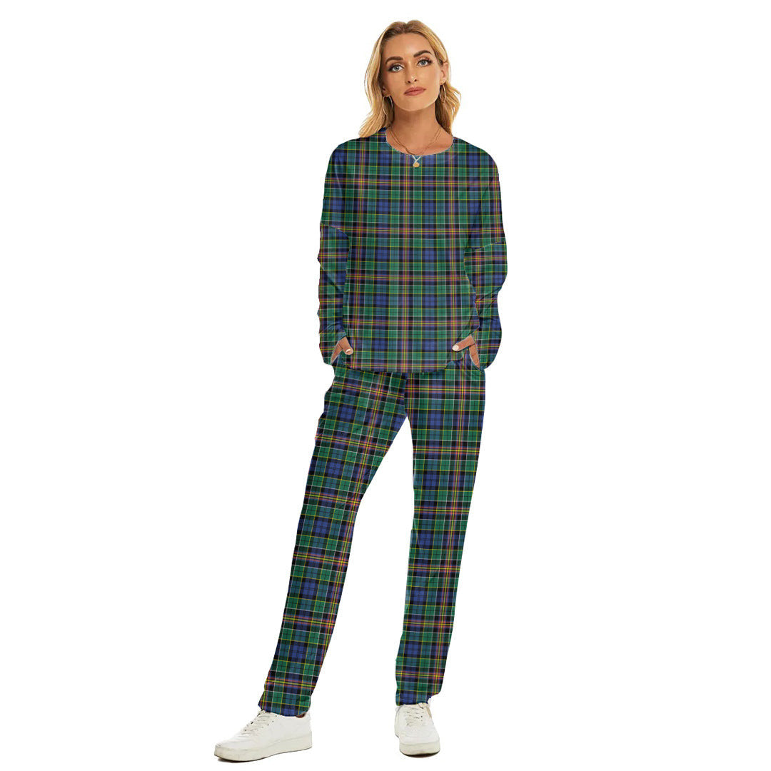 Allison Tartan Plaid Women's Pajama Suit