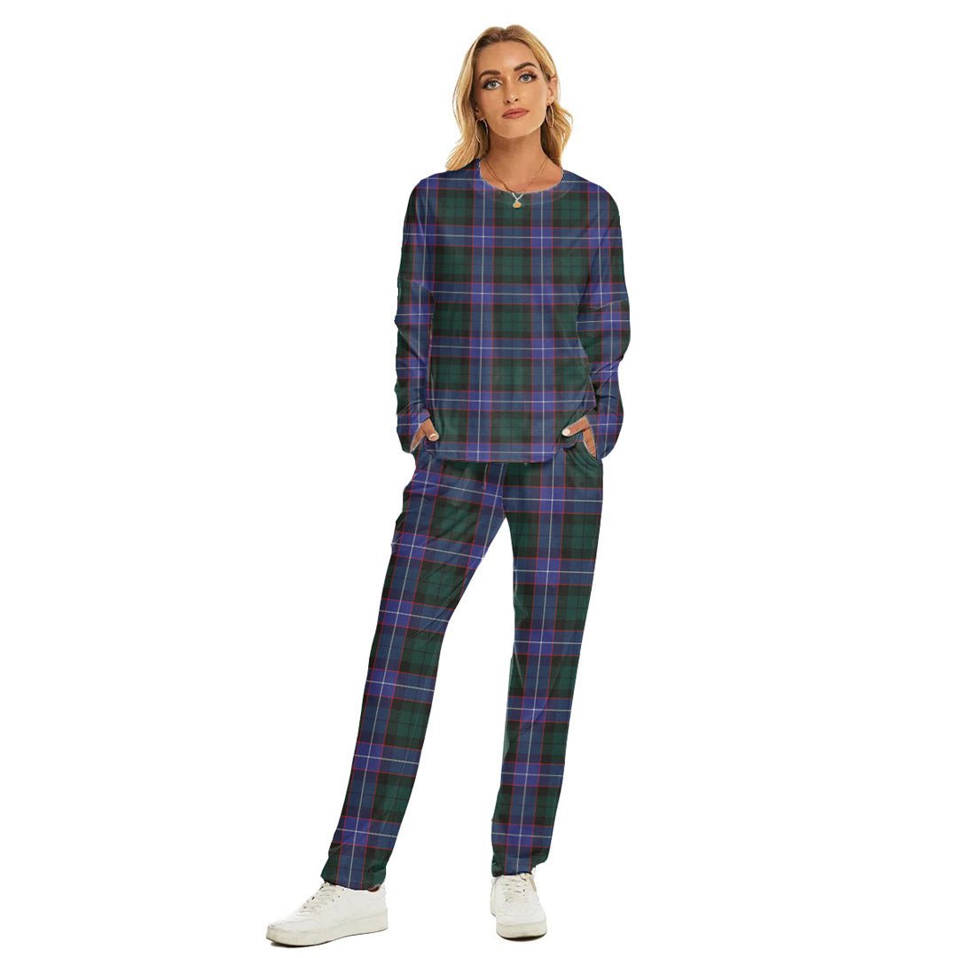 Guthrie Modern Tartan Plaid Women's Pajama Suit