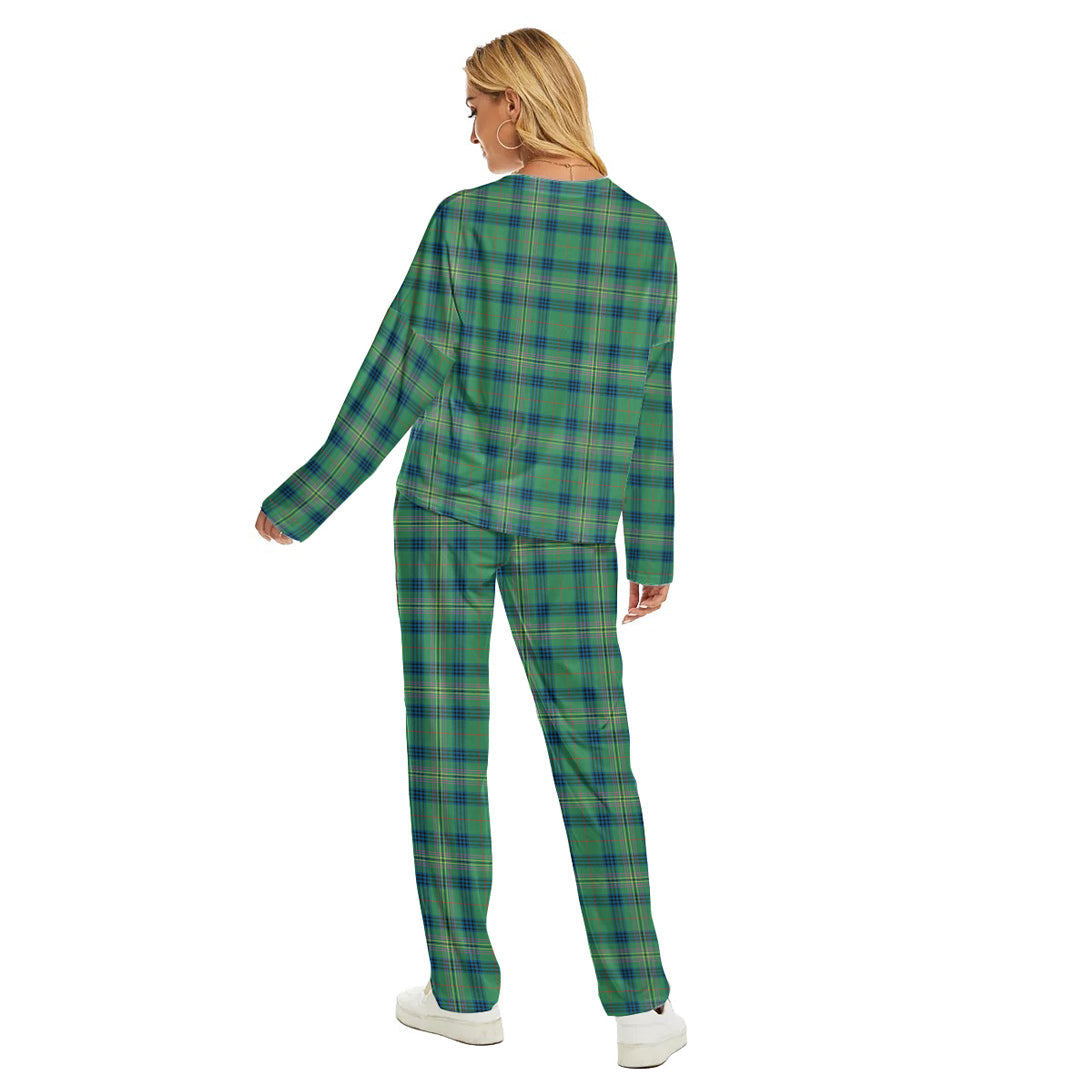 Kennedy Ancient Tartan Plaid Women's Pajama Suit