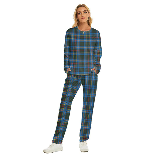 Cockburn Modern Tartan Plaid Women's Pajama Suit