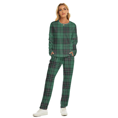 MacLean Hunting Ancient Tartan Plaid Women's Pajama Suit