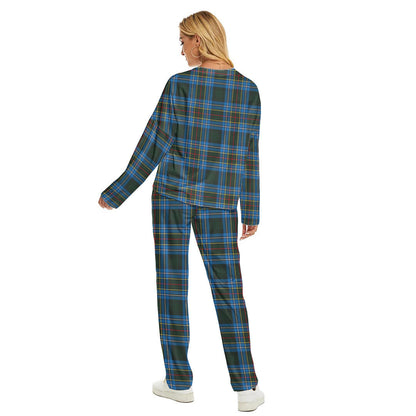 Cockburn Modern Tartan Plaid Women's Pajama Suit