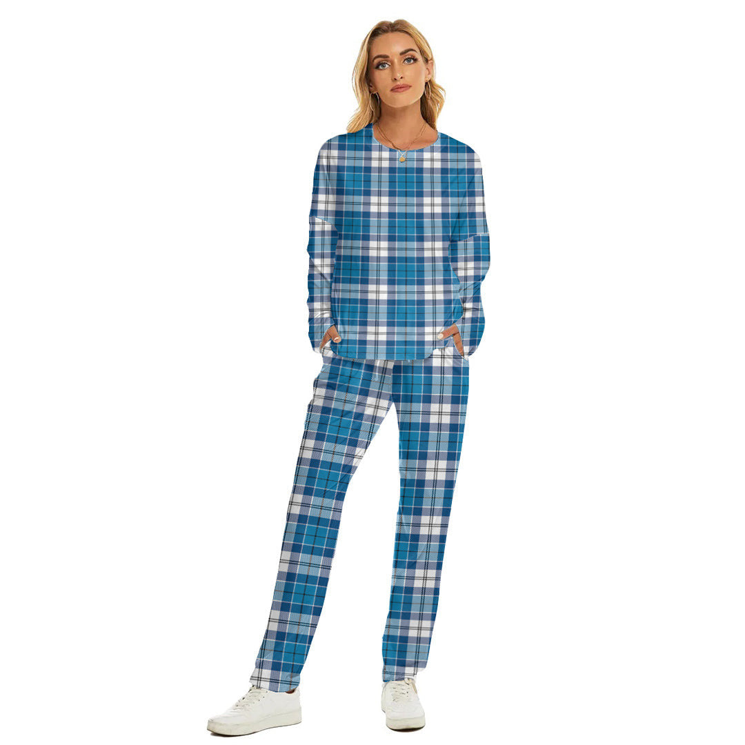 Roberton Tartan Plaid Women's Pajama Suit