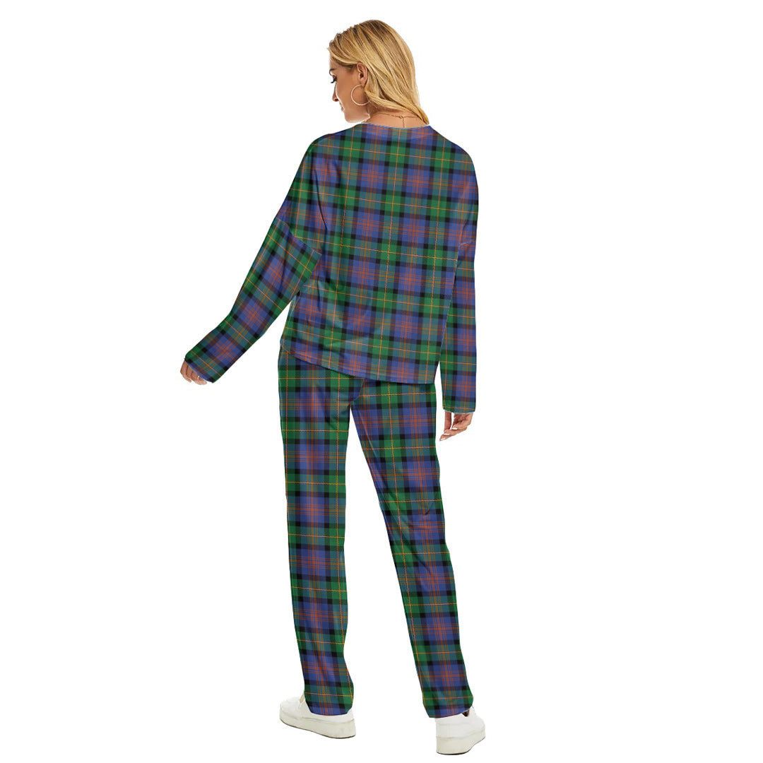 Logan Ancient Tartan Plaid Women's Pajama Suit