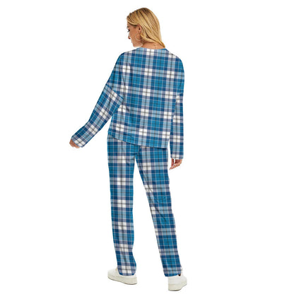 Roberton Tartan Plaid Women's Pajama Suit