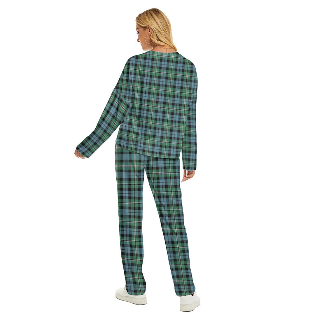 Melville Tartan Plaid Women's Pajama Suit