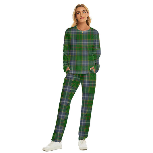 Pringle Tartan Plaid Women's Pajama Suit