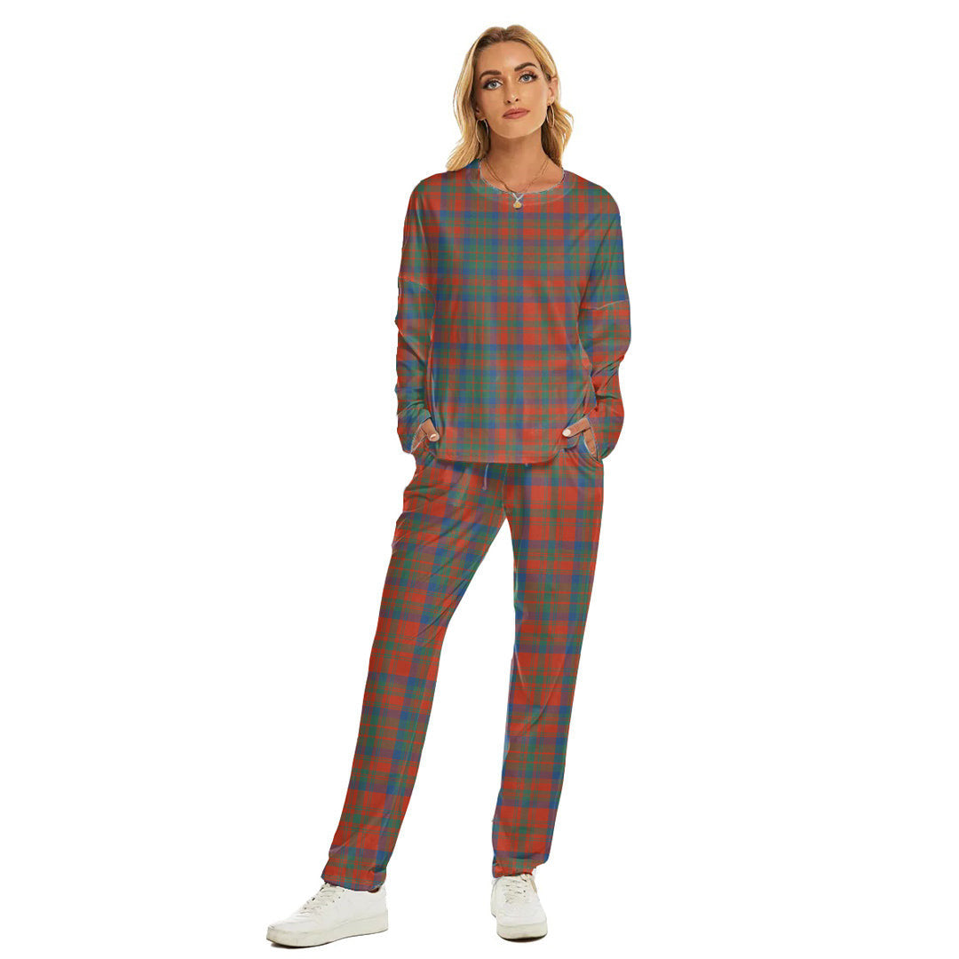 Matheson Ancient Tartan Plaid Women's Pajama Suit